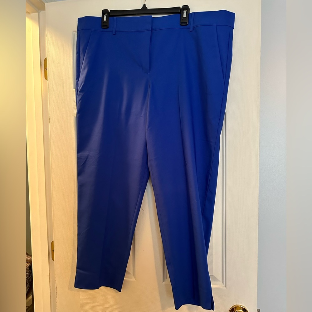 NWT Lane Bryant Blue The Modernist/Sophie Ankle Pants Size 20